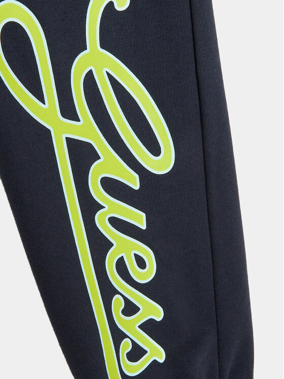 Guess Guess Melegítő alsó L3YQ34 KA6R3 Sötétkék Relaxed Fit