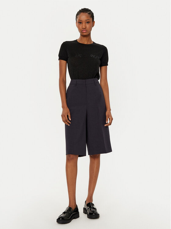 Patrizia Pepe Patrizia Pepe Blúz 8K0278/K128-K250 Fekete Regular Fit