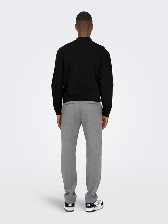Only & Sons Only & Sons Chinosy 22026242 Szary Regular Fit