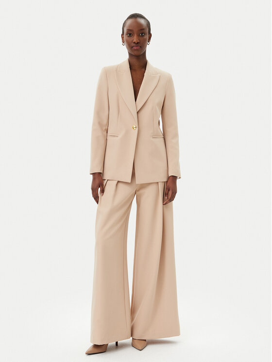 Maryley Maryley Stoffhose 25EB579/43PG Beige Regular Fit