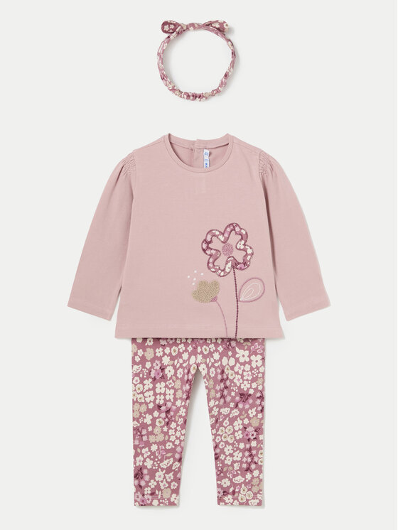 Mayoral Mayoral Set bluză și leggings 2711 Roz Regular Fit