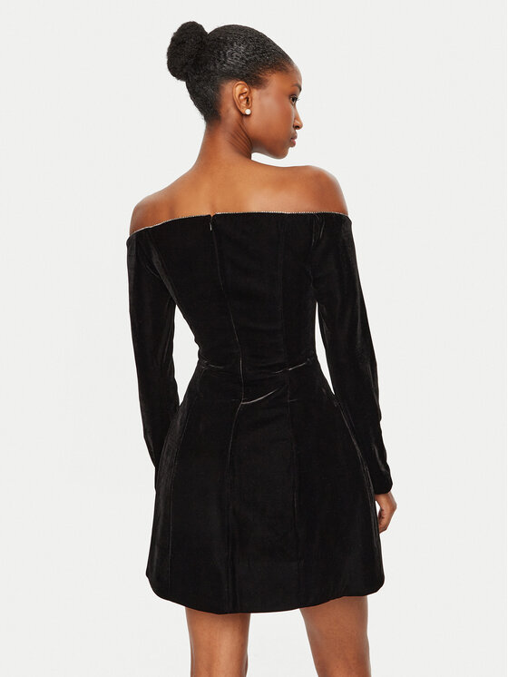 BARDOT BARDOT Abito da cocktail Nadene 59528DB1 Nero Regular Fit