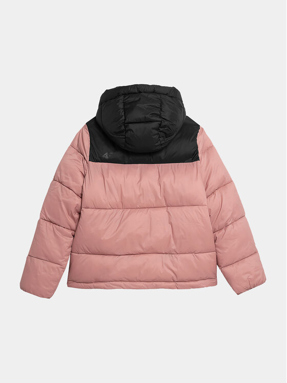 4F 4F Zimska jakna 4FAW23TDJAF230 Koraljna Regular Fit
