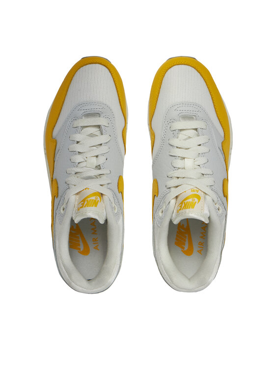 Nike air max 1 white blue yellow online