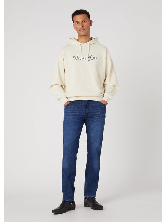 Wrangler Wrangler Felpa GRAPHIC HOODIE Beige Regular Fit