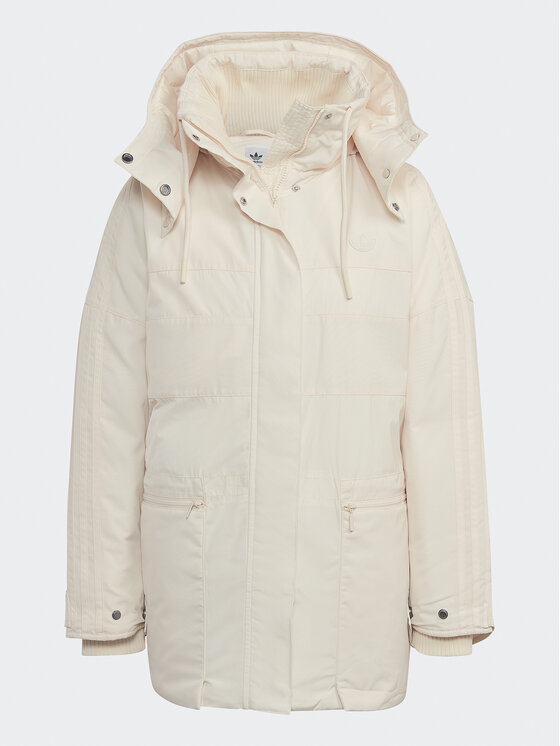 adidas adidas Parka HK5249 Εκρού Relaxed Fit