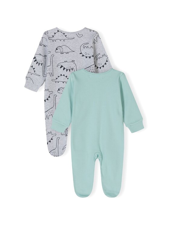 MINOTI MINOTI Komplet 2 par pajacy 24babypack23 Szary