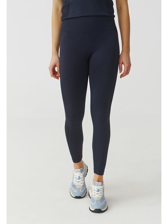 TATUUM TATUUM Kalhoty z materiálu KLEA Tmavomodrá Fitted Fit