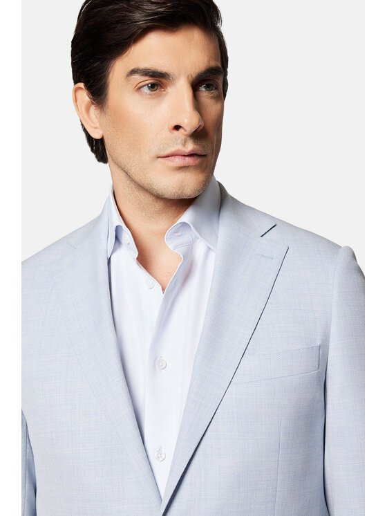 Lancerto Lancerto Garnitur Durango GA073124000014 Błękitny Slim Fit