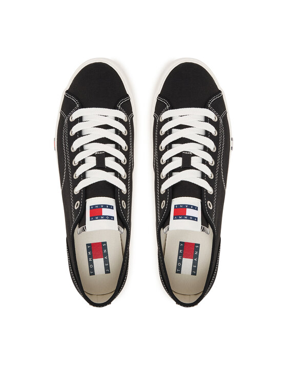 Tommy Jeans Tommy Jeans Πάνινα παπούτσια Archive Vulc Y2K EM0EM01674 Μαύρο