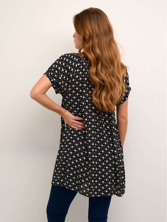 Kaffe Kaffe Tunika Nilia 10507401 Schwarz Regular Fit