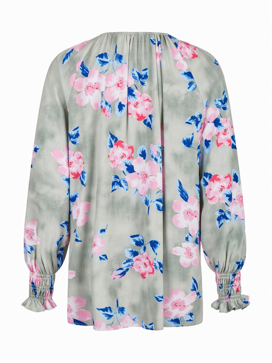 Marc Aurel Marc Aurel Bluzka 6095 1000 93189 Zielony Relaxed Fit