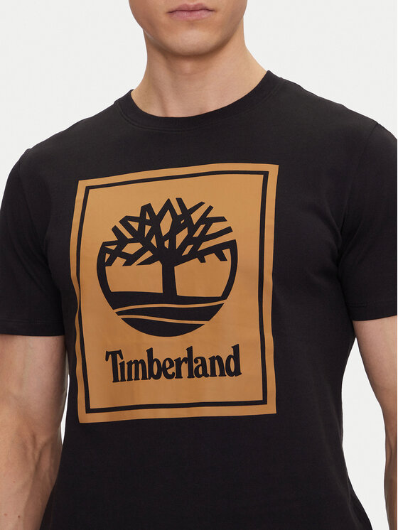 Timberland Timberland T-Shirt TB0A5WQQ Czarny Regular Fit