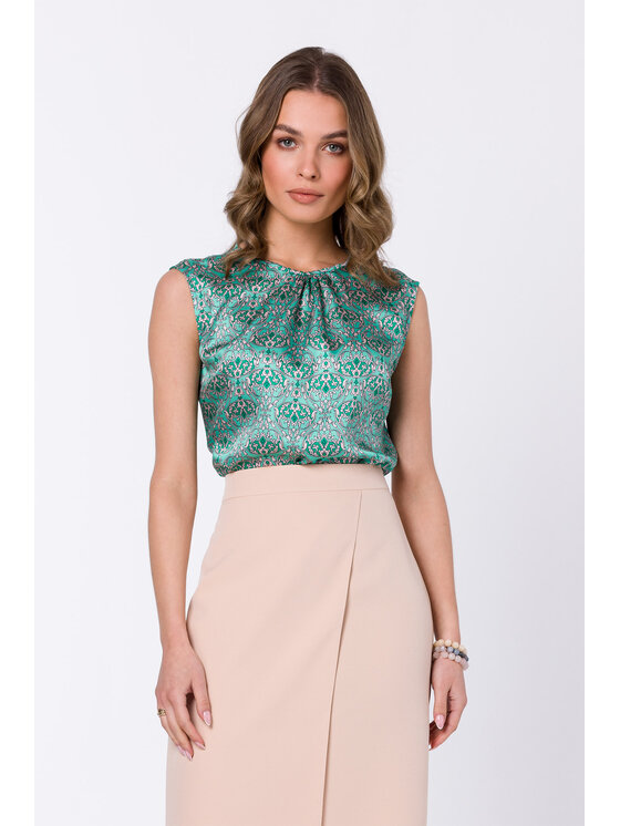 Stylove Stylove Halenka S332 Zelená Regular Fit
