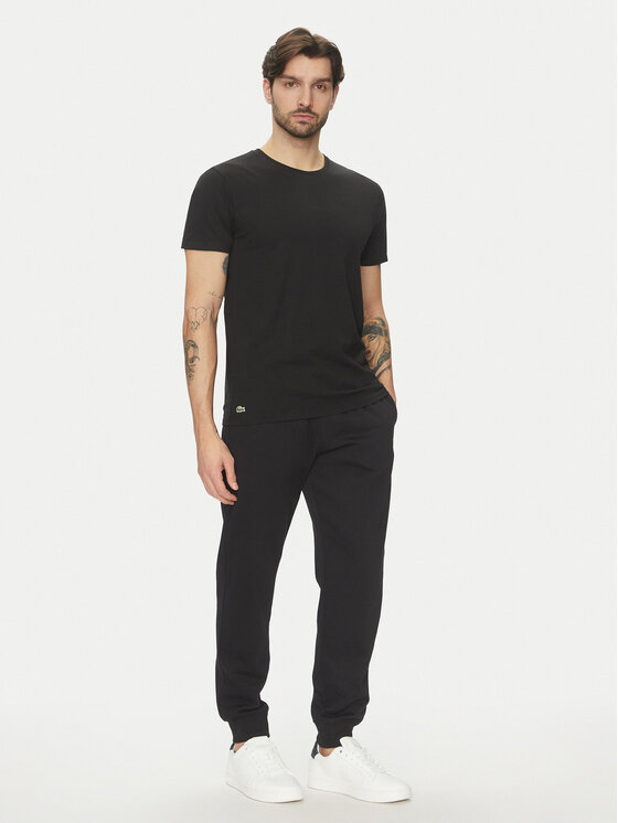 Lacoste Lacoste Súprava tričiek TH9010 Čierna Regular Fit