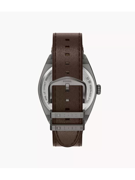 Fossil Fossil Zegarek LE1245SET Brązowy