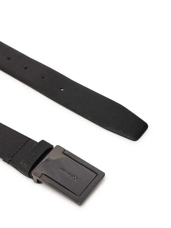 Calvin Klein Calvin Klein Vyriškas Diržas Formal Plaque Tex 35Mm K50K512843 Juoda