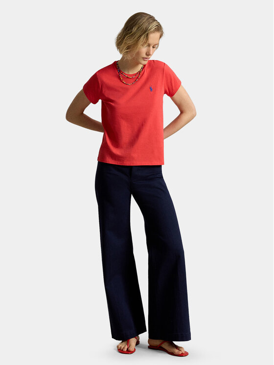 Polo Ralph Lauren Polo Ralph Lauren Tričko 211B14605021 Svetlo červená Classic Fit