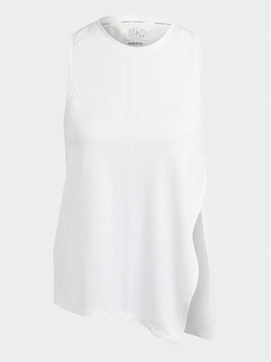 adidas adidas Techniniai marškinėliai HIIT AEROREADY Quickburn Training HY5396 Balta Loose Fit