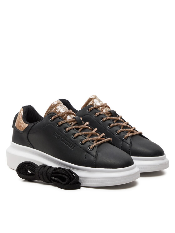Just Cavalli Just Cavalli Сникърси 77RA3SB1 Черен