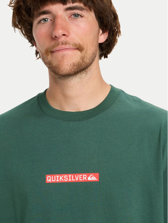 Quiksilver Quiksilver Majica Dna Clicker EQYZT08207 Zelena Regular Fit
