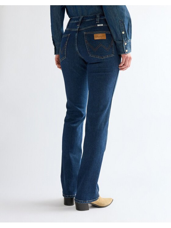 Wrangler Wrangler Jeansy STRAIGHT Niebieski Straight Leg