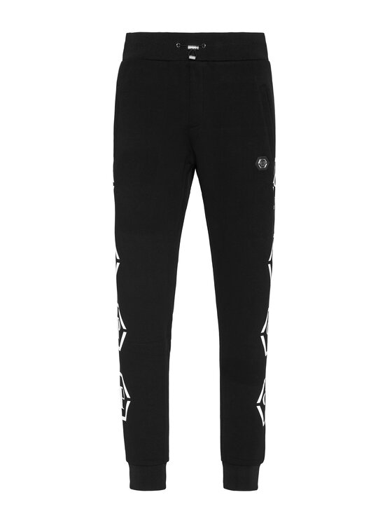 PHILIPP PLEIN PHILIPP PLEIN Teplákové kalhoty 20637 Černá Jogger Fit