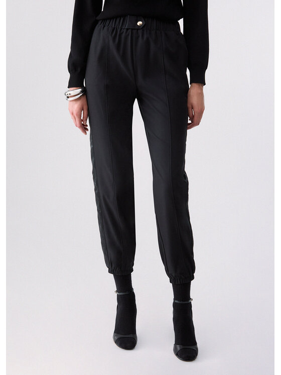 Liu Jo Liu Jo Pantaloni di tessuto TF6267T700A22222 Nero Regular Fit
