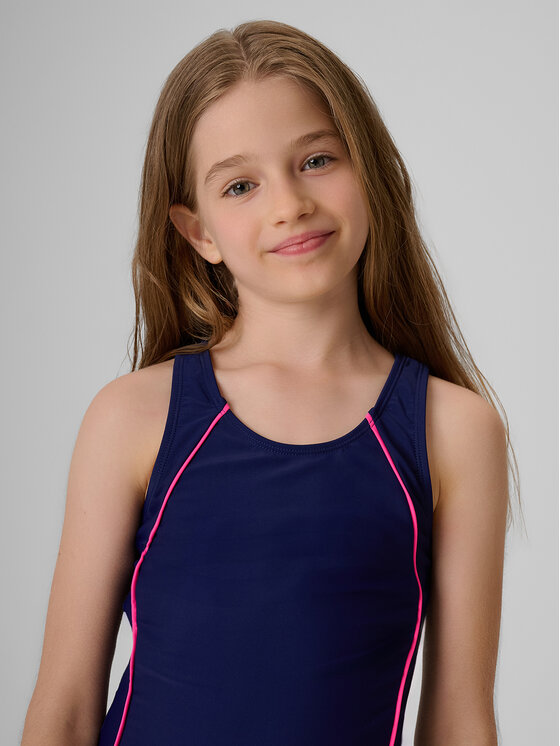 4F 4F Strój kąpielowy AQUA FORCE Granatowy