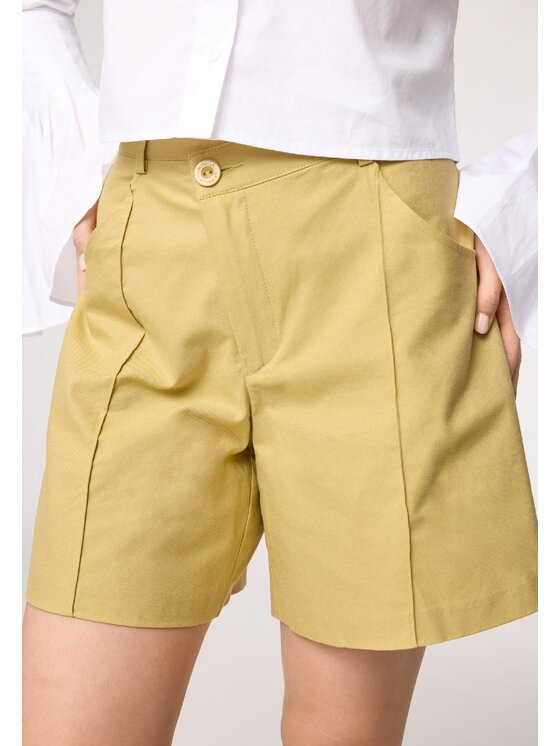 LAURELLA LAURELLA Spodnie materiałowe LAURELLA 3UL018900 Zielony Regular Fit