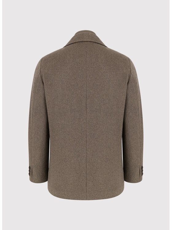 Pako Lorente Pako Lorente Płaszcz zimowy P26WF-7X-001 Brązowy Straight Fit