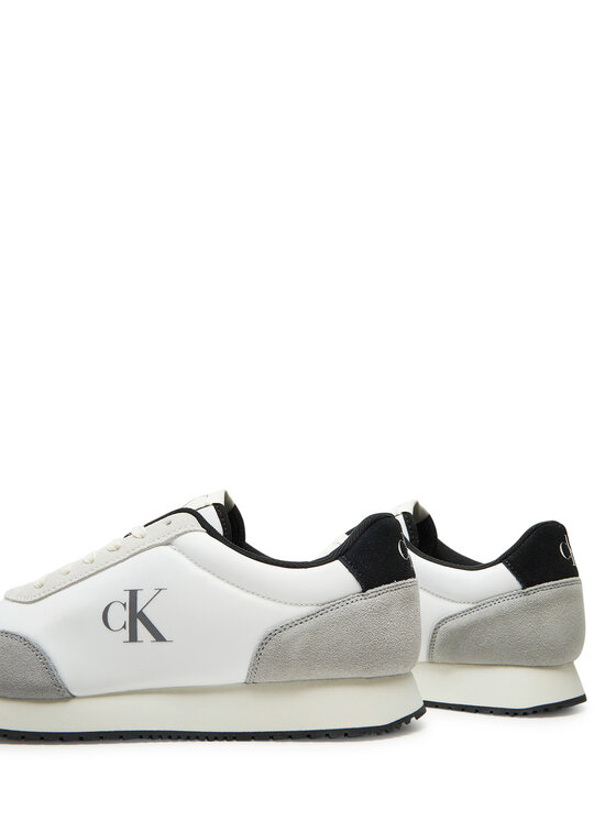 Calvin Klein Jeans Calvin Klein Jeans Sneakersy Retro Runner Iconic Snk YM0YM01119 Biały