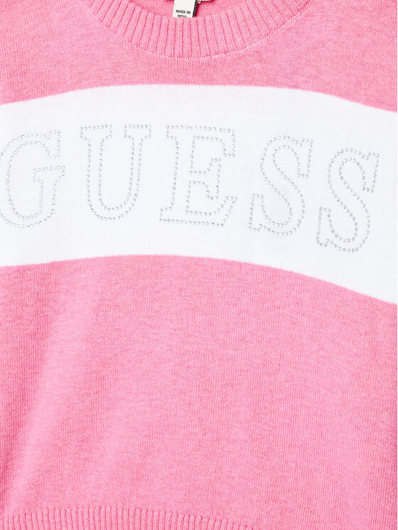 Guess Guess Sweter J5YR00 Z3GW0 Różowy Regular Fit