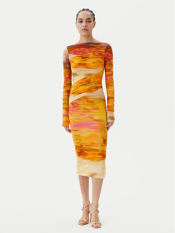 PINKO PINKO Rochie cocktail Beggin Abito 104838 A2G1 Colorat Slim Fit