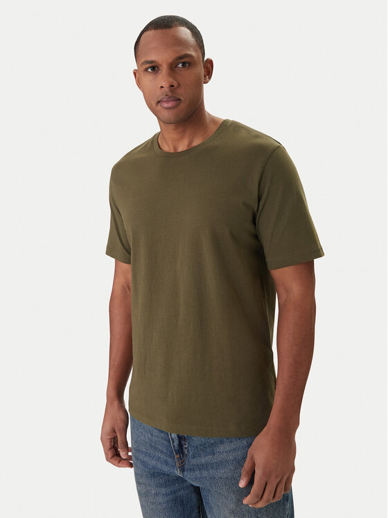 Jack & Jones Jack & Jones Majica Orrganic Basic 12156101 Zelena Slim Fit