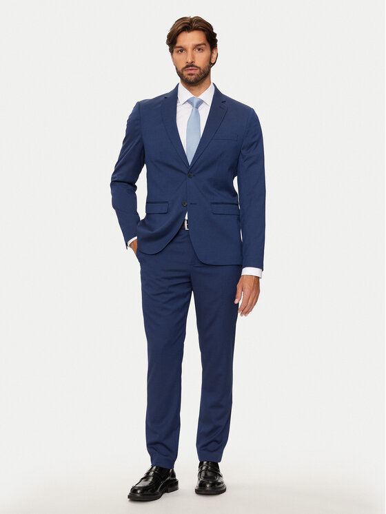 Selected Homme Selected Homme Hlače na rob 16092419 Modra Slim Fit