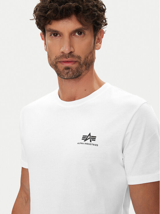 Alpha Industries Alpha Industries Komplet 2 t-shirtów AI.258500-95 Biały Basic Fit