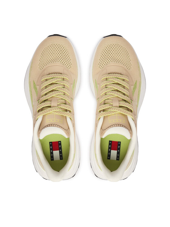 Tommy Jeans Tommy Jeans Sneakers Tjw Sporty Knit Runner EN02962 Alb