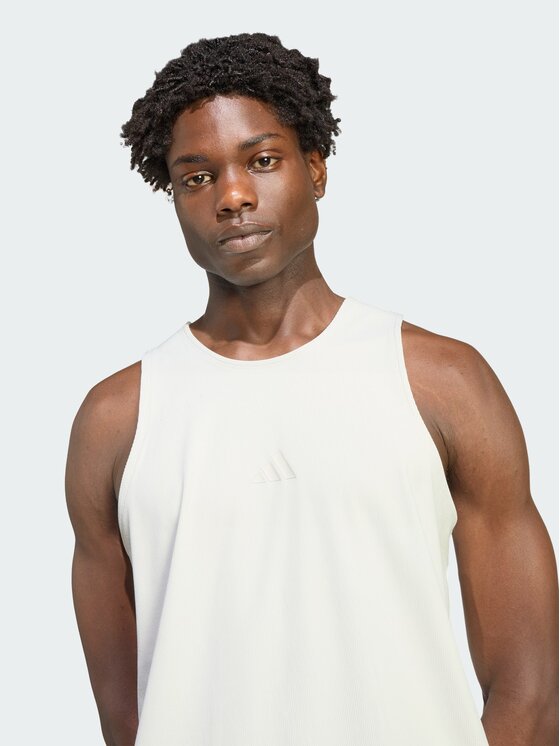 adidas adidas Tank top 168647 Szary Regular Fit