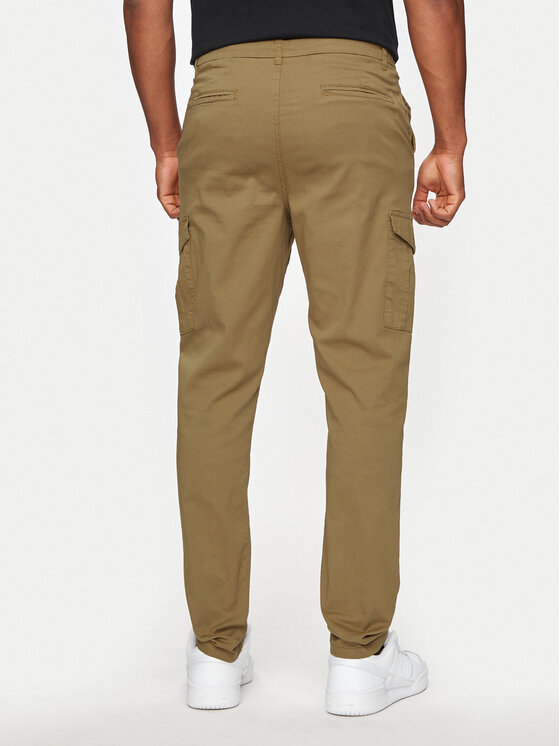 Brave Soul Brave Soul Pantaloni di tessuto MTR-CLARKSONSTN Beige Straight Fit