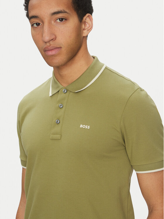 BOSS BOSS Polo majica Parlay 190 50494697 Zelena Regular Fit