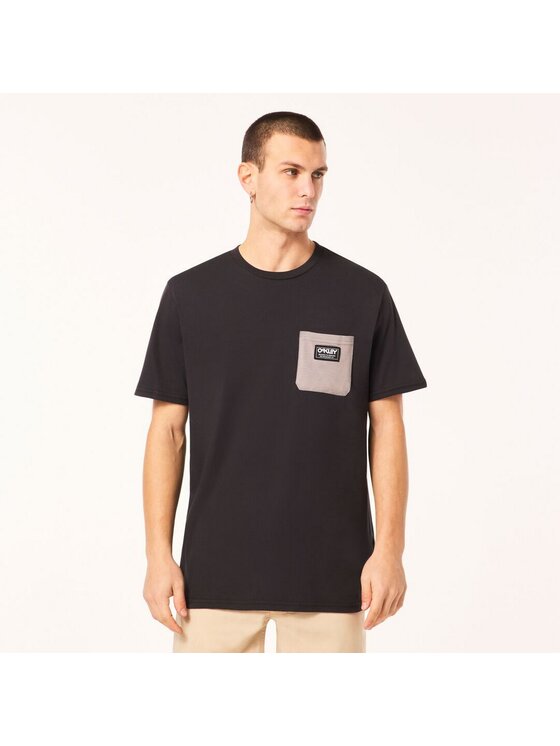 Oakley Oakley T-Shirt FOA403729 Czarny Regular Fit