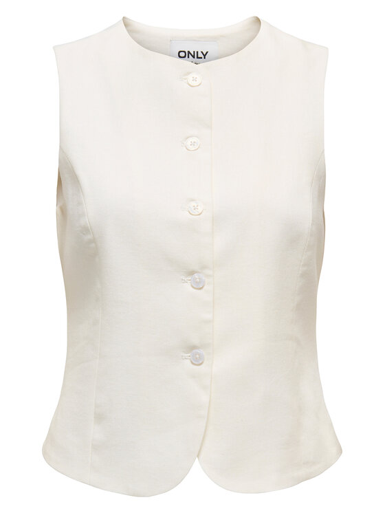 ONLY ONLY Ülikonna vest Goa 15363724 Valge Regular Fit