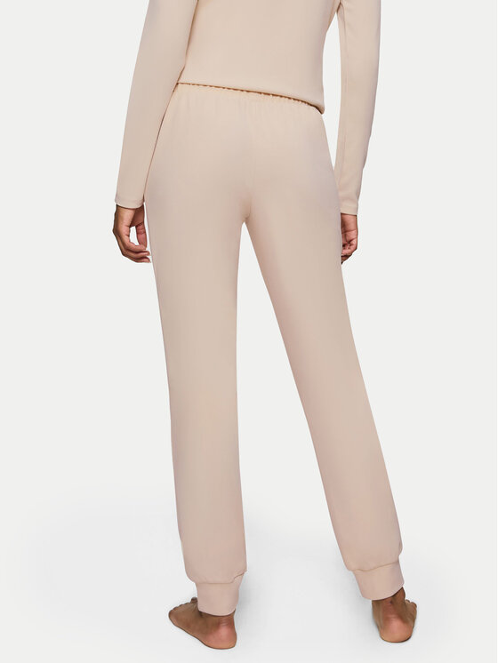 Triumph Triumph Spodnie piżamowe Smart Thermal 10221479 Beżowy Regular Fit