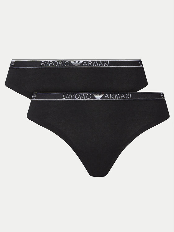 Emporio Armani Underwear Set 2 Parov Tangic 163333 4F223 00020 Črna