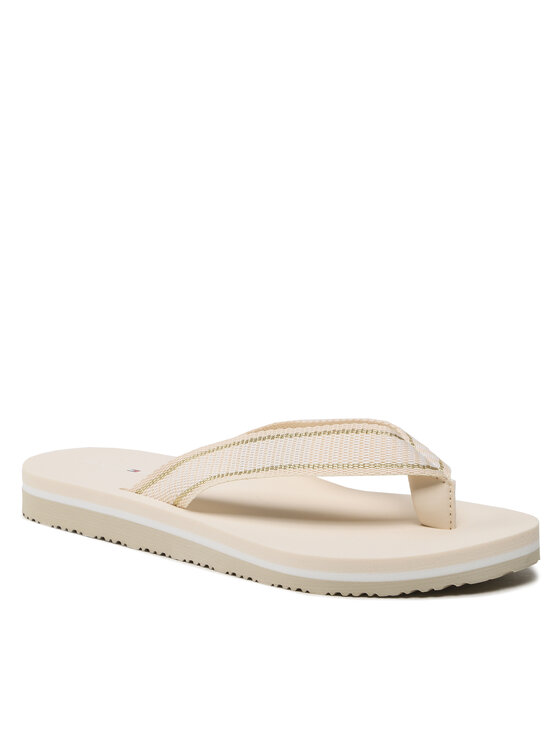 Tommy Hilfiger Tommy Hilfiger Σαγιονάρες Th Webbing Flip Flop FW0FW07262 Μπεζ