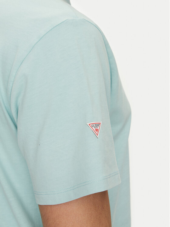 Guess Guess T-Shirt F5GI09 KA260 Niebieski Regular Fit