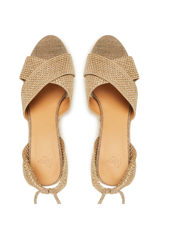 Castañer Castañer Espadryle Becca/8/256 025534 Beżowy