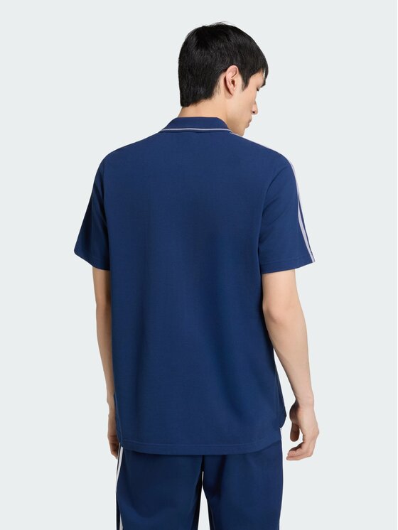 adidas adidas Polo 168390 Niebieski Regular Fit