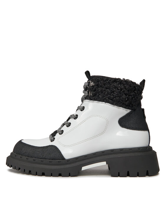 Desigual Desigual Schnürstiefeletten 22WSTP06 Schwarz